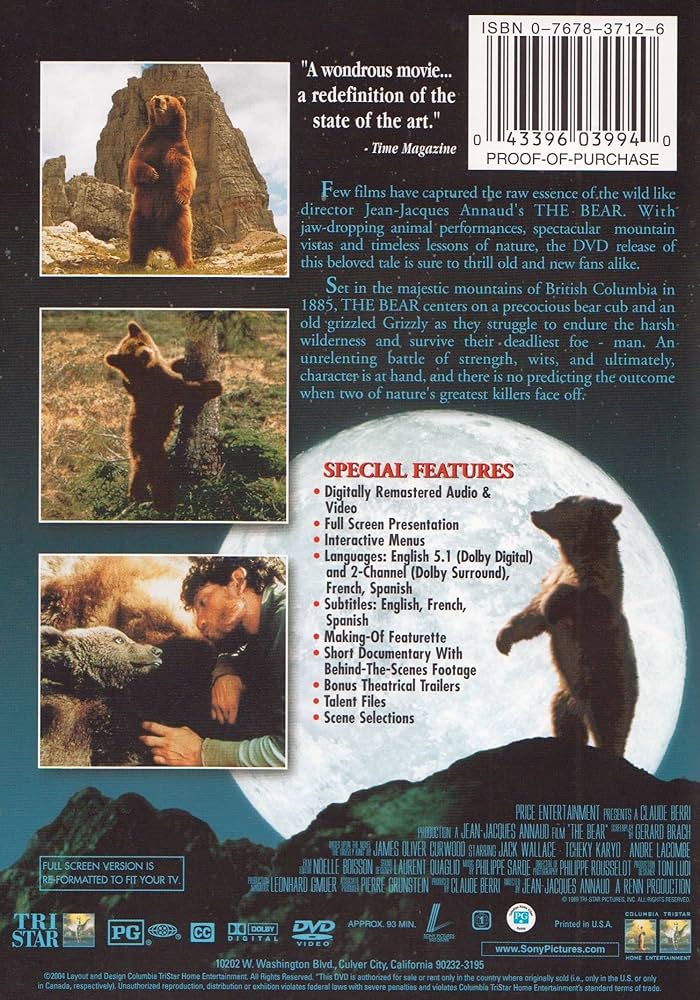 (未使用･未開封品)Bears [DVD] Amazon.co.jp: The Bear : Bart, Douce, Wallace: DVD